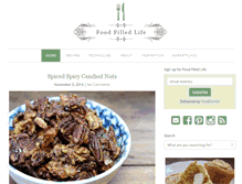 Tablet Screenshot of foodfilledlife.com